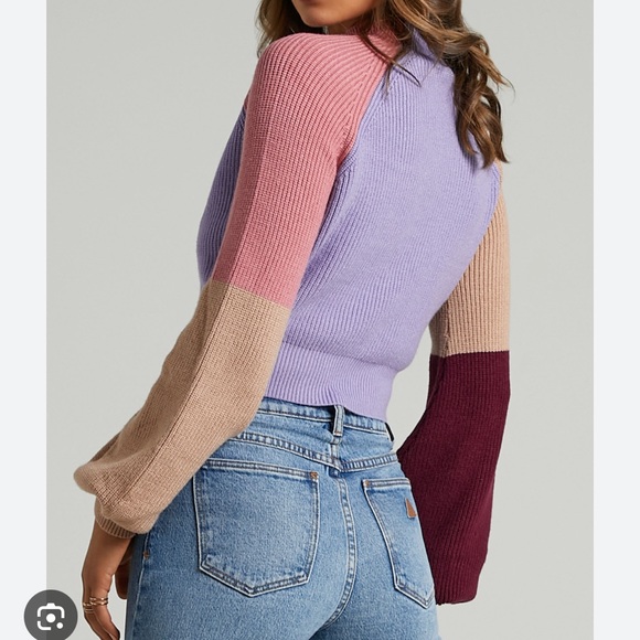 Color block sweater - Picture 3 of 4